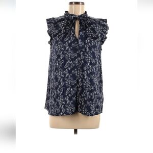 Banana Repulic Sleeveless Floral Blue Women's Top